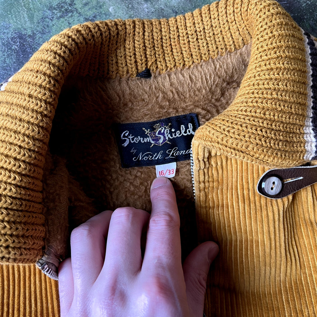 Vintage 1960s Storm Shield North Land Corduroy Lined Jacket