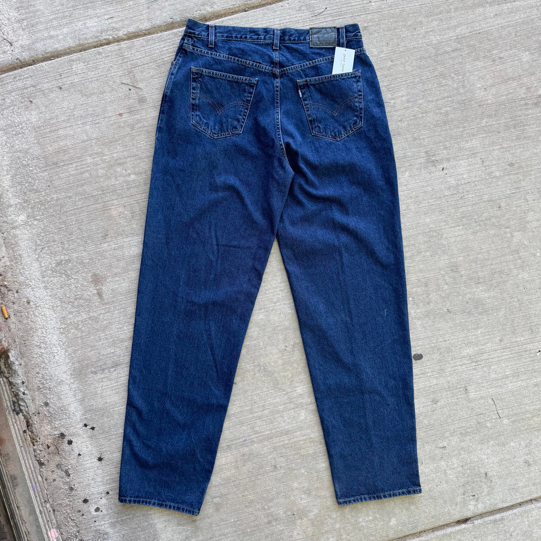 Vintage 90's Levi's Silver Tab Loose Dark Wash Baggy Skater Denim Men's 38 x 38