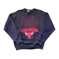 CHICAGO BULLS SWEATSHIRT BLACK ‘LARGE’ - 1990S