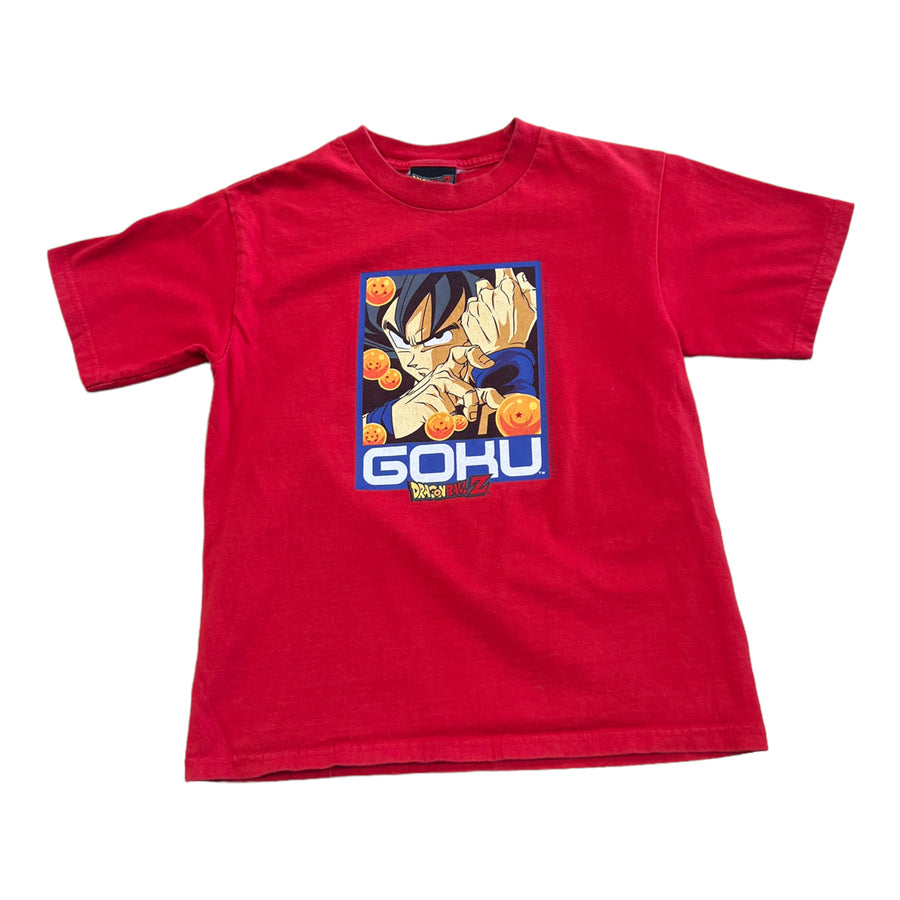 2000 GOKU DRAGON BALL Z BABY TEE CRIMSON ‘YOUTH MEDIUM’ - 2000S