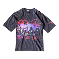 1987 MOTLE CREW GIRLS TEE BLACK MEDIUM - 1980S