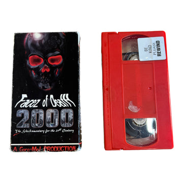 1995 ‘FACEZ OF DEATH 2000’ HORROR VHS TAPE - 1990S