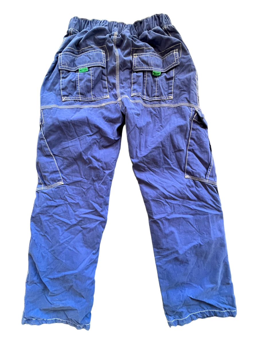 90S MINI BODEN BLUE CARGO PANTS 'X-SMALL' - 2000S