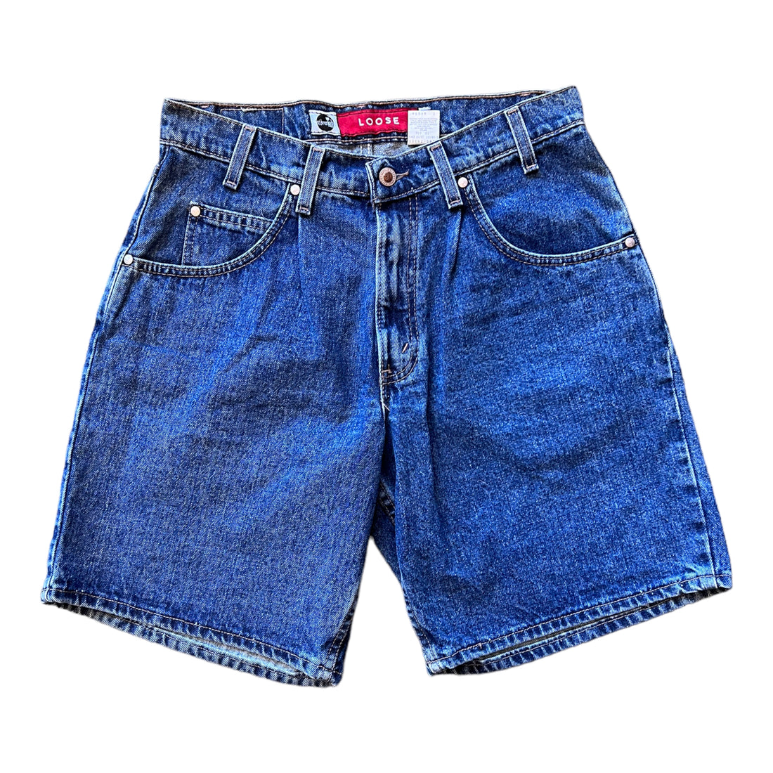 LEVI’S SILVER TAB “LOOSE” BAGGY SHORTS BLUE ‘32 WAIST’ - 2000S