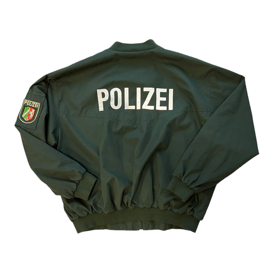 POLIZEI MILITARY POLICE BOMBER JACKET GREEN XL - 2000S