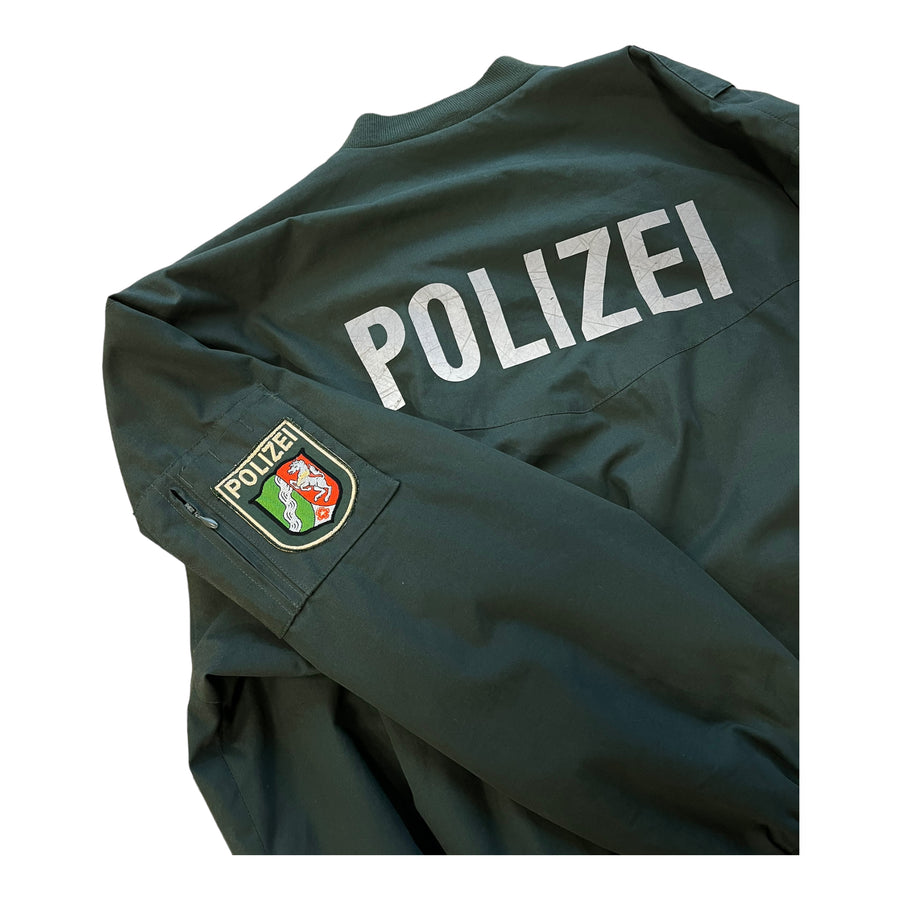 POLIZEI MILITARY POLICE BOMBER JACKET GREEN XL - 2000S