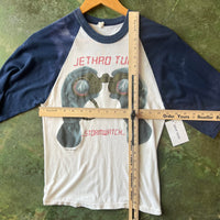 Vintage Jethro Tull Stormwatch T Shirt 70s Raglan Band Tee Small