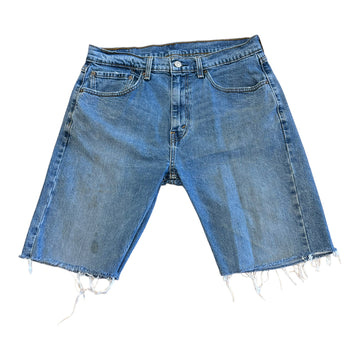 LEVI’S CUTOFF JORTS MEDIUM WASH DENIM ‘34’ - 2000S