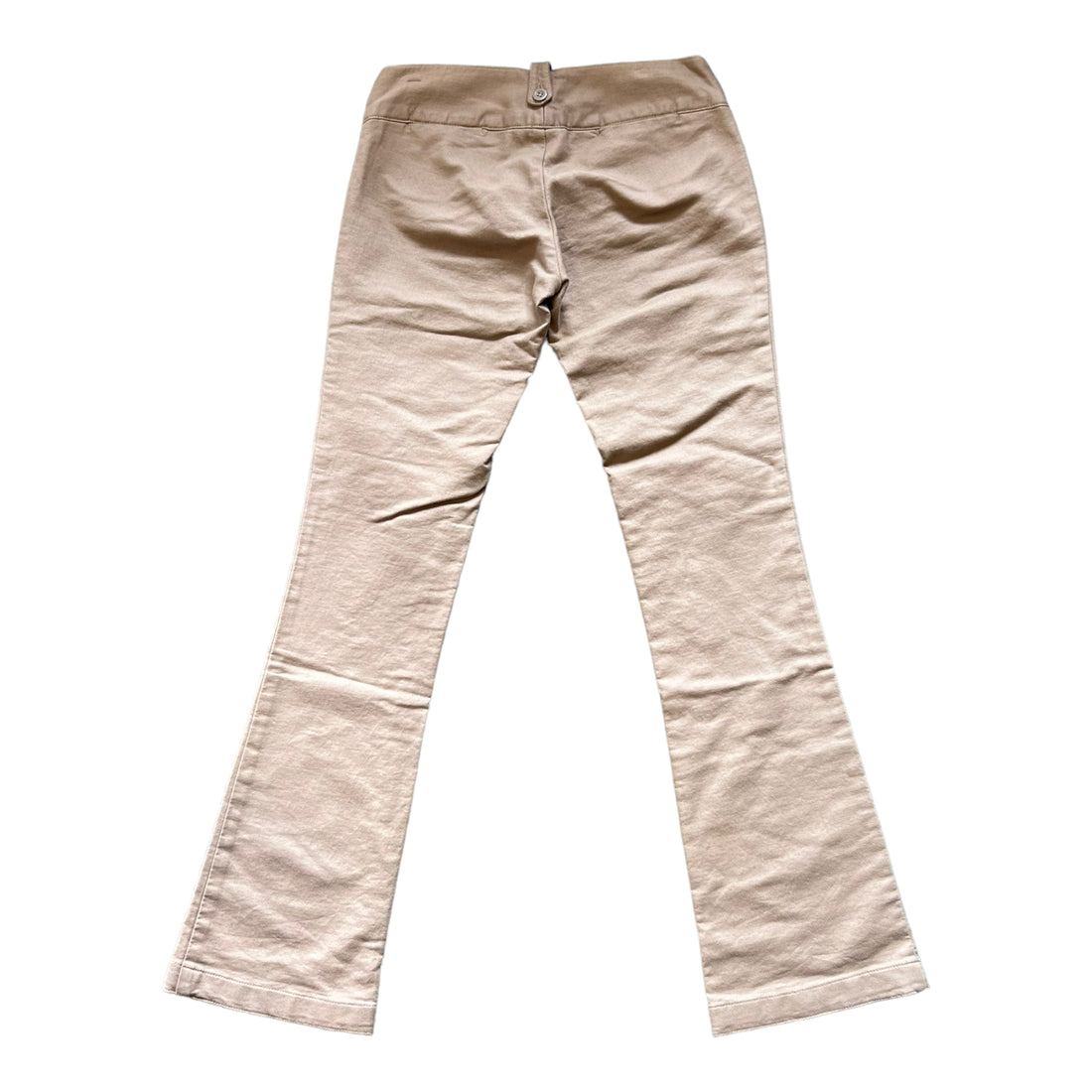 Y2K GAP ULTRA LOW RISE STRETCH TROUSERS KHAKI ‘1’ - 2000S