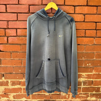 Vintage 2000's Faded Thrashed Navy Nike Pullover Essentials Hoodie XL