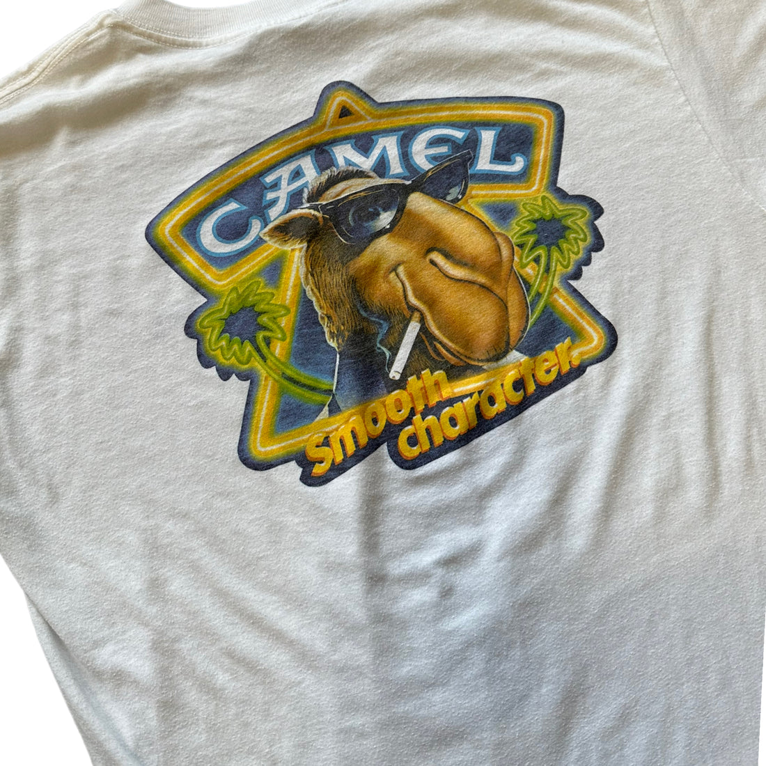 CAMEL “SMOOTH CHARACTER” T-SHIRT WHITE ‘XL’ - 1980S