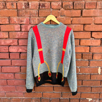 Vintage 1960s Jantzen Sweater Suspenders Medium