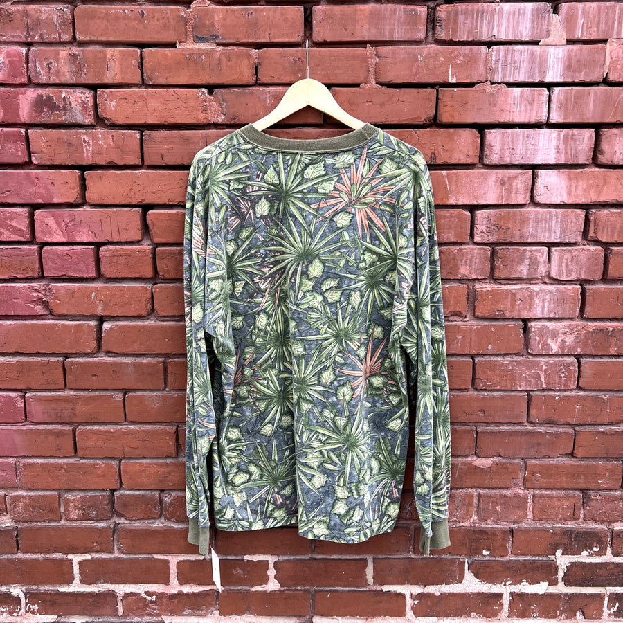 Vintage 1990s Single Stitch Camo Long Sleeve T Shirt XXL