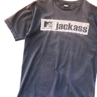 MTV’S JACKASS FADED BLACK T-SHIRT ‘SMALL’ - 2000S