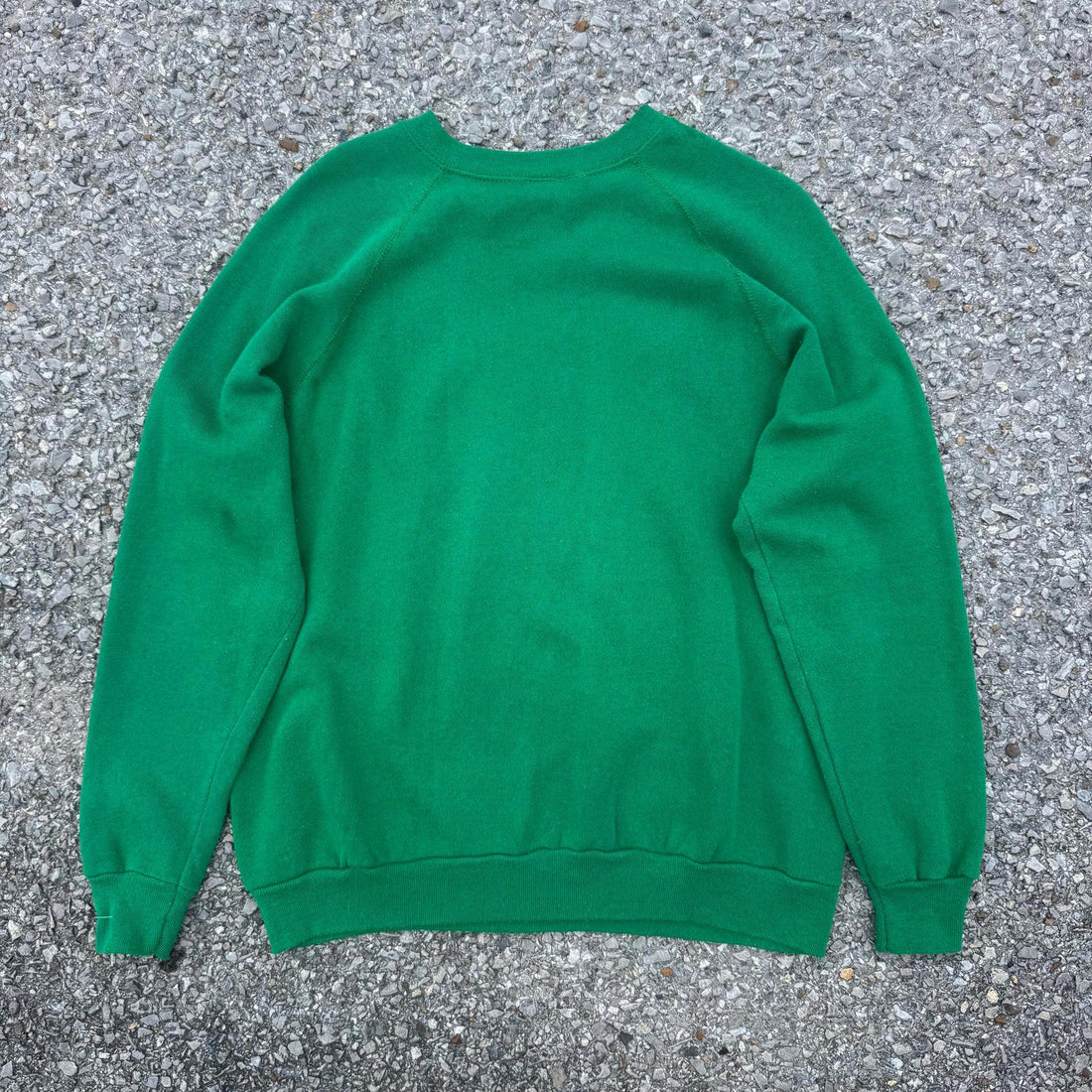 Vintage 90's Made in USA High School Rhea County Eagles Green Yellow Crewneck XL
