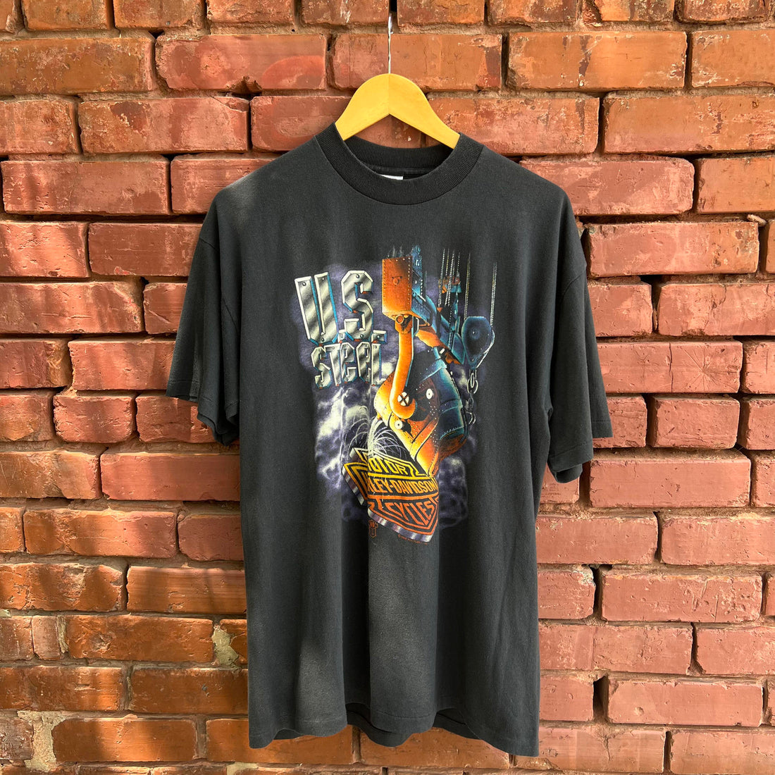 Vintage Harley Davidson US Steel 1988 Holoubek, Inc XXL
