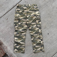 Carhartt Light Camo Cargo Green Tan Workwear Pants 36 x 34