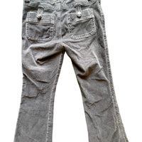 Y2K DEPARTMENT OF PEACE CORDUROY FLARED PANTS 'SIZE 6' - 2000S