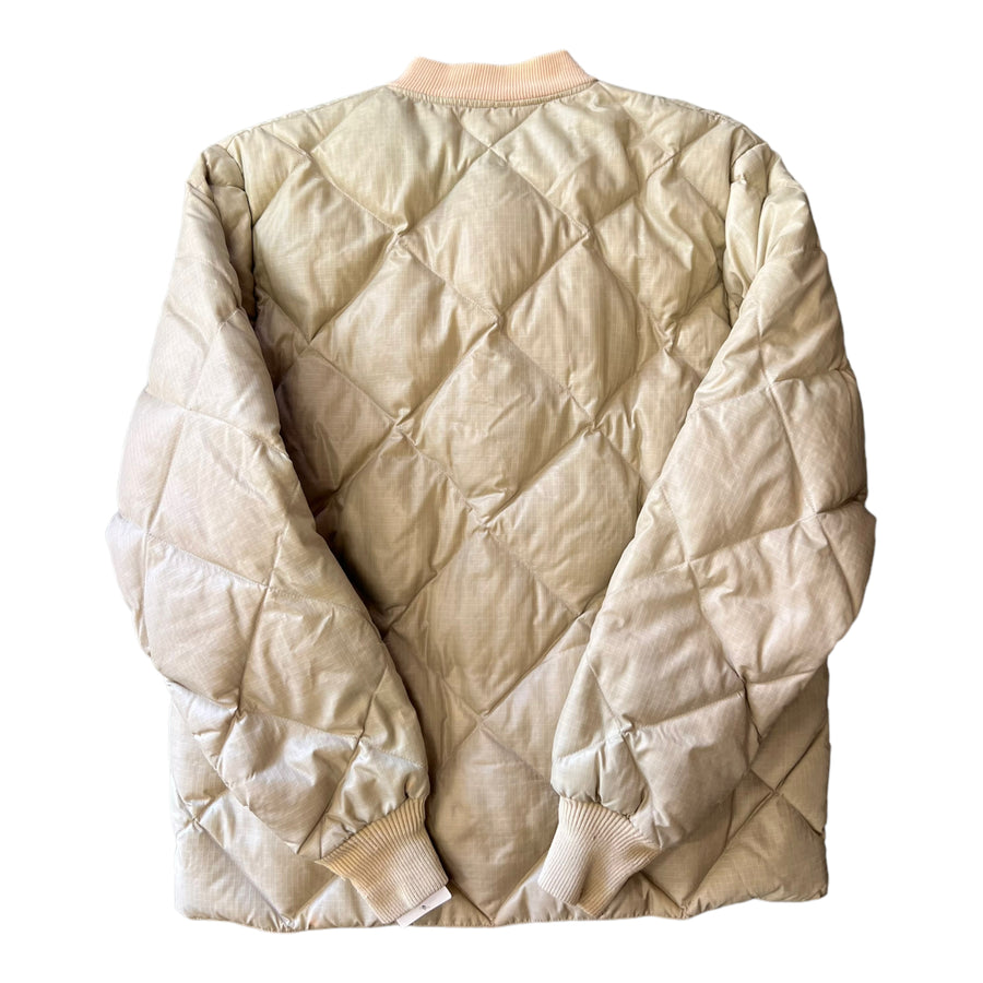 60S L.L. BEAN QUILTED PUFFER JACKET BEIGE 'LARGE' - 1960S