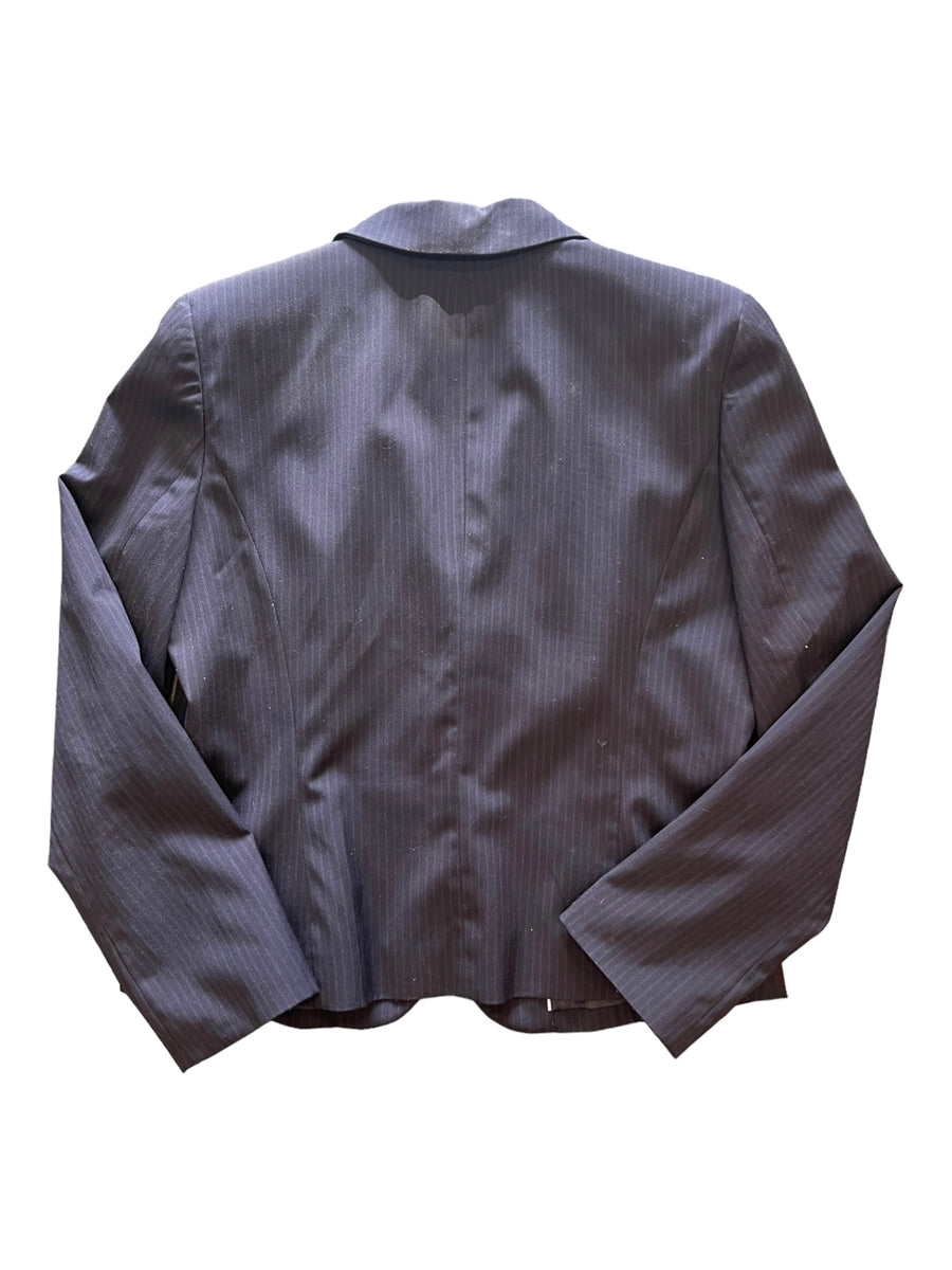 90S WORTHINGTON PINSTRIPE BLAZER BLACK '14' - 1990S