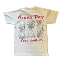 1995 GREEN DAY INSOMNIAC TOUR TEE WHITE ‘MEDIUM’ - 1990S