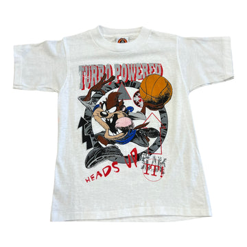 1997 TURBO POWERED TAZ BABY TEE WHITE ‘YOUTH MEDIUM’ - 1990S