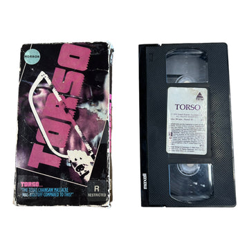1986 ‘TORSO’ HORROR VHS TAPE - 1980S