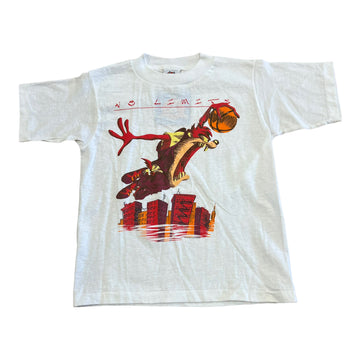 1997 NO LIMITS TAZ BABY TEE WHITE ‘YOUTH SMALL’ - 1990S