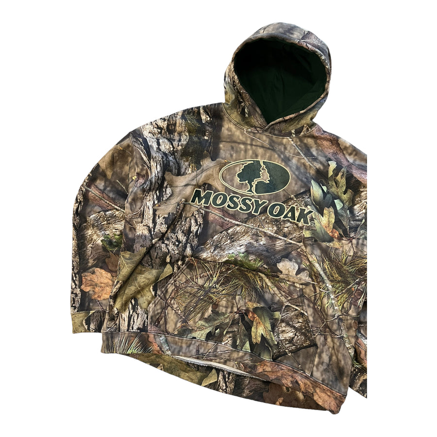 MOSSY OAK HOODIE GREEN CAMO XL - 2000S