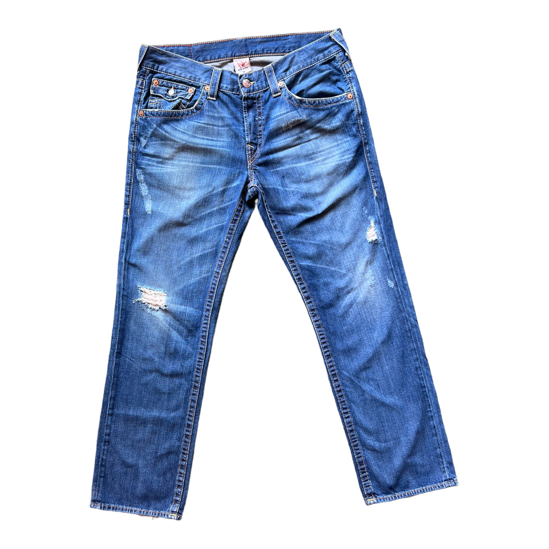 Y2K TRUE RELIGION JACK MID RISE BOOTCUT JEANS DENIM ‘36’