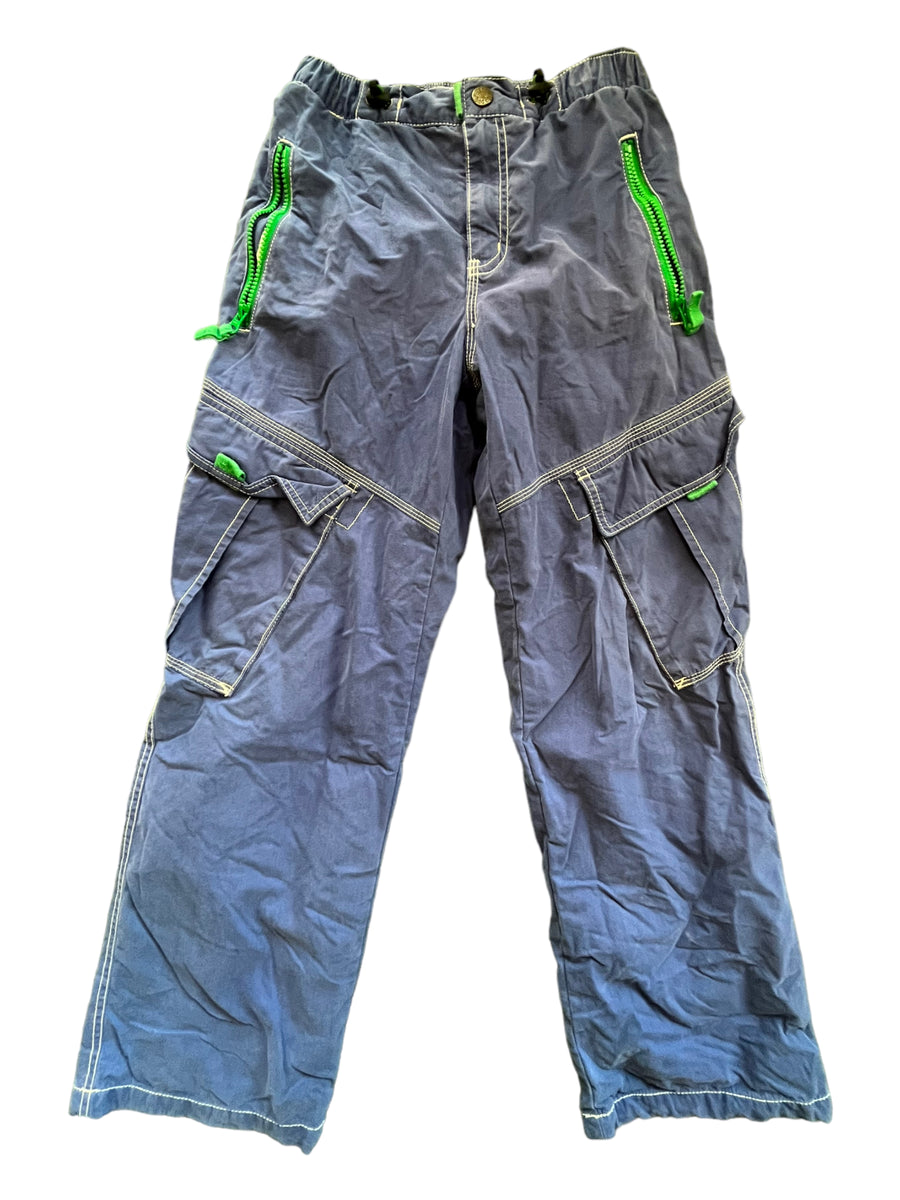 90S MINI BODEN BLUE CARGO PANTS 'X-SMALL' - 2000S