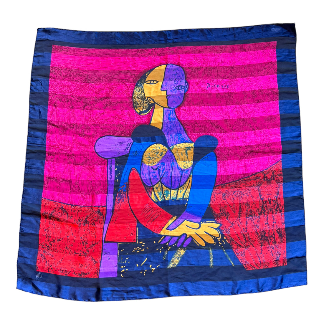 PICASSO SILK SCARF MULTICOLOR