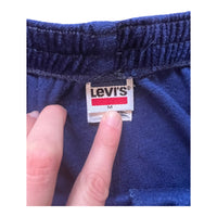 70’S LEVI’S TERRY CLOTH TRACK PANTS NAVY/RED ‘MEDIUM’ - 1970S