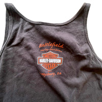 Y2K HARLEY DAVIDSON TANK BLACK/ORANGE - XLARGE