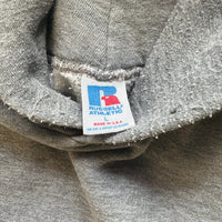 RUSSELL USA MADE BLANK HOODIE GREY ‘LARGE’ - 1980S