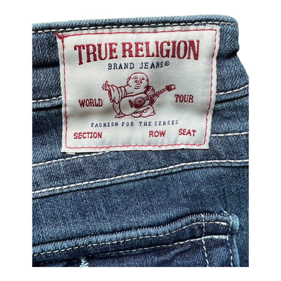 TRUE RELIGION BILLIE HIGH RISE STRAIGHT LEG JEANS DENIM ‘29’
