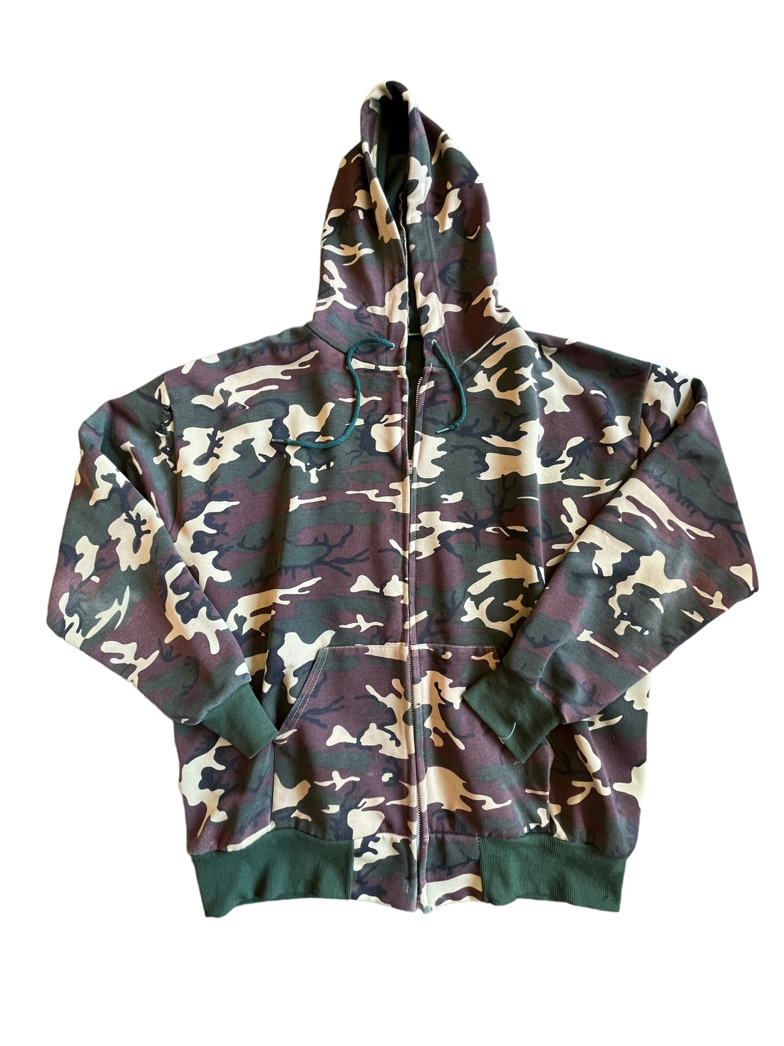 THERMAL LINED CAMO JACKET JUNGLE GREEN - LARGE