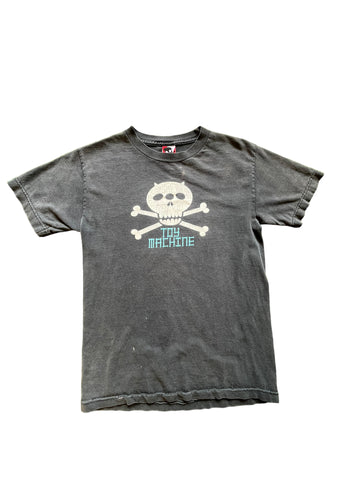 Y2K TOY MACHINE TEE FADED BLACK - SMALL