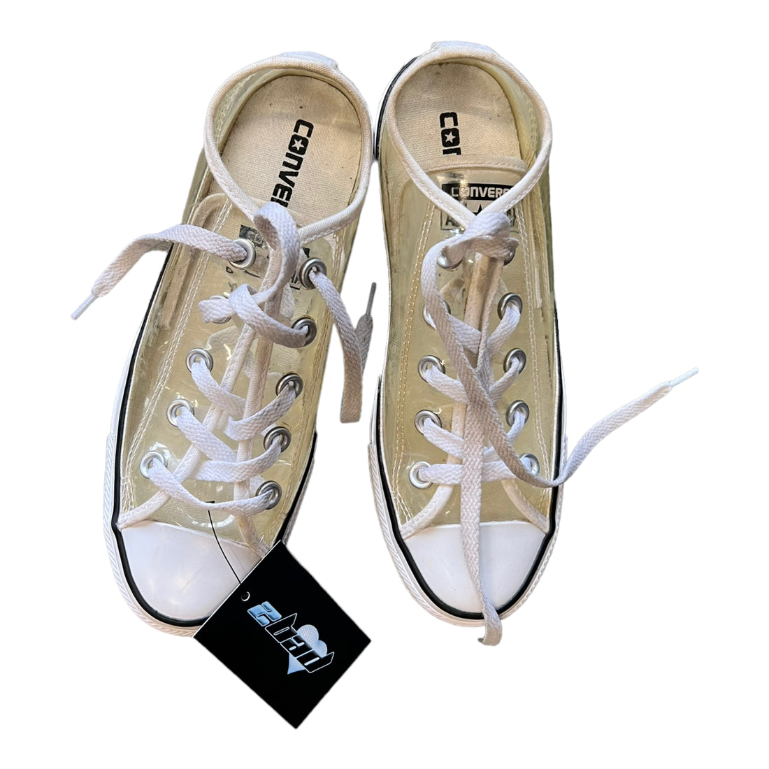 Y2K CONVERSE LOW TOP SHOES CLEAR ‘5.5’ - 2000S