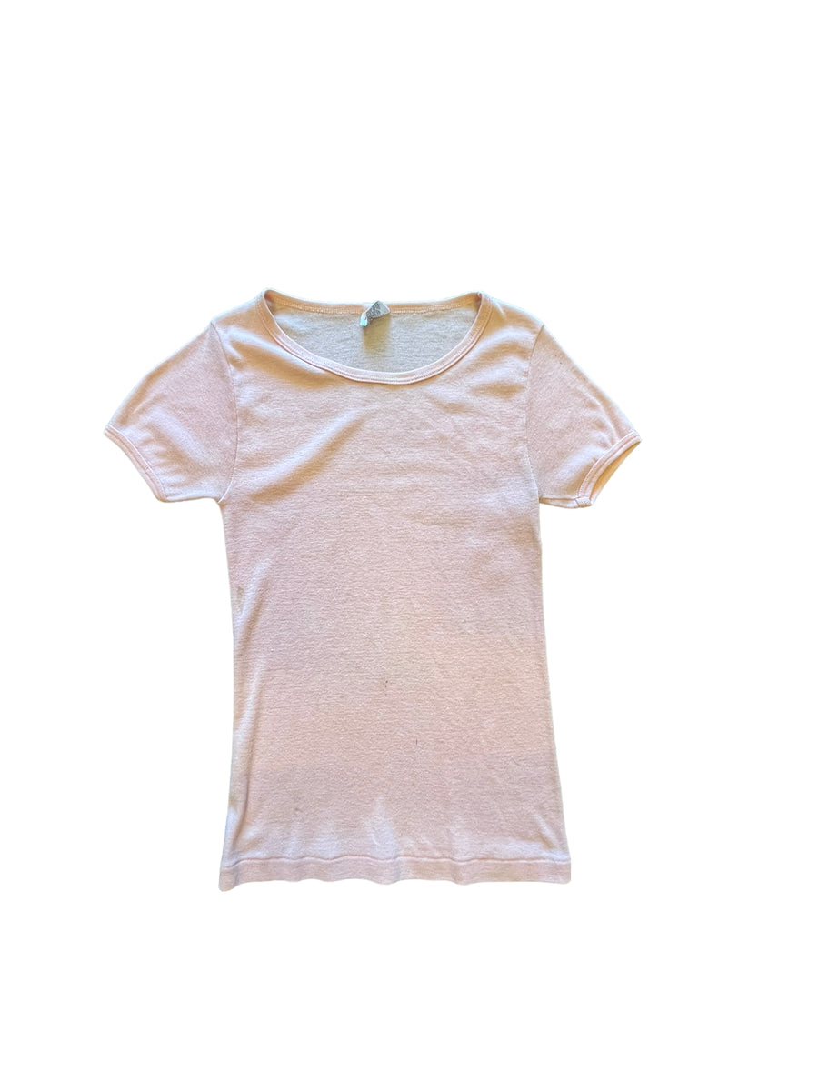 70’S FASHION T PEACH TEE - MEDIUM