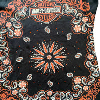 Y2K HARLEY DAVIDSON TANK BLACK/ORANGE - XLARGE