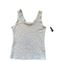 90’S WORN OUT LACE TANK NUDE - MEDIUM