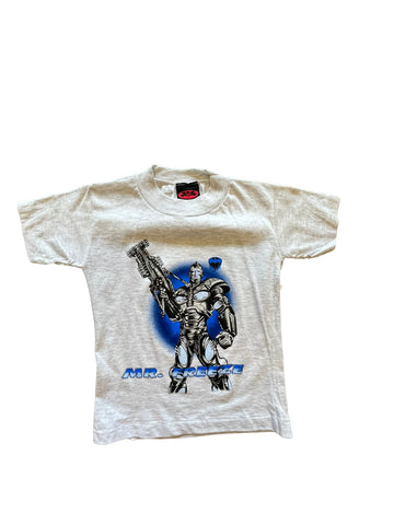 1997 MR. FREEZE BABY TEE HEATHER GREY - SMALL