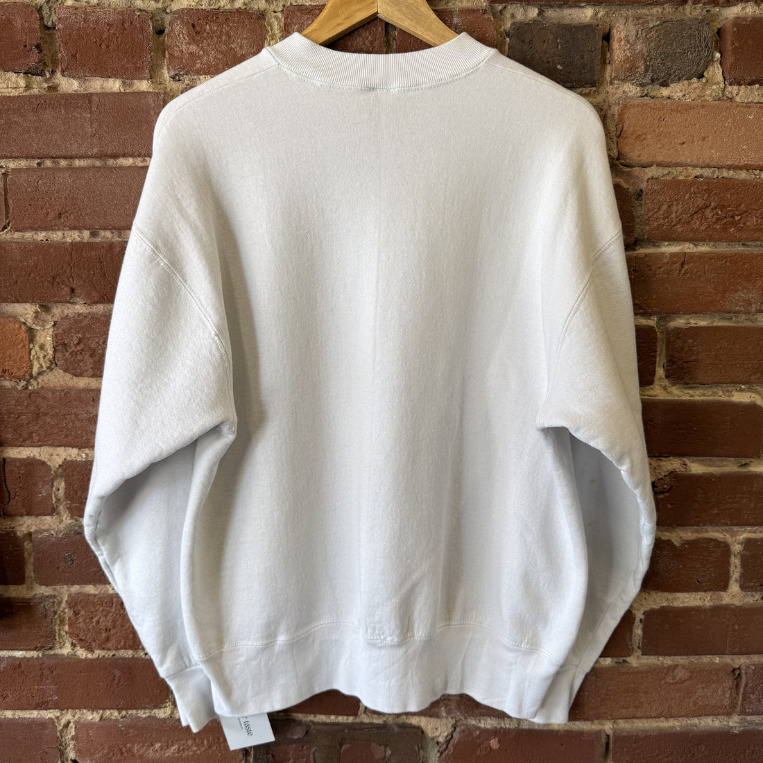 Vintage Fruit of the Loom Sweatshirt White Comfort Wear Mens Large
