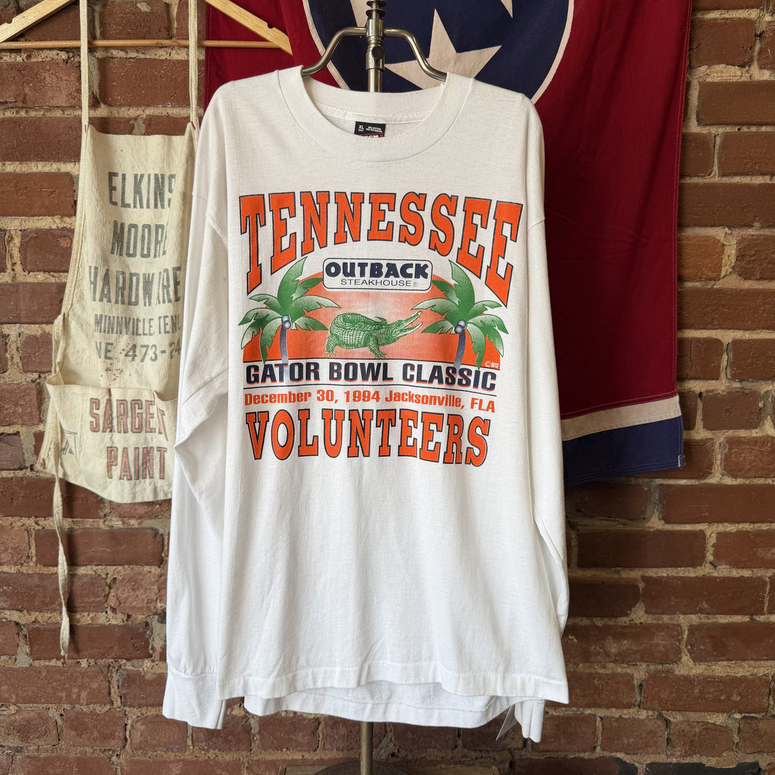 Vintage 1994 Tennessee Vols Gator Bowl Long Sleeve T-Shirt Men’s XL - Made in USA