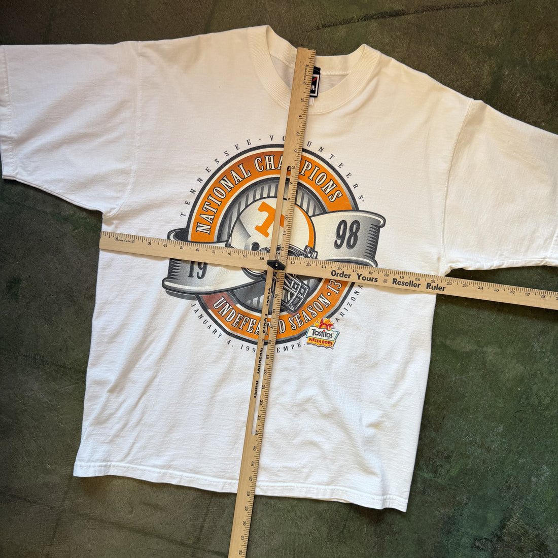 Vintage 1998 Tennessee Volunteers National Champions Fiesta Bowl T-Shirt Men’s L