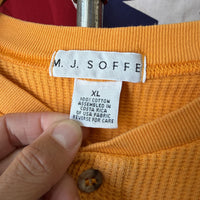 Vintage Tennessee Volunteers M.J. Soffe Waffle Knit Henley Men’s XL