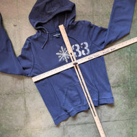 WeatherVane Girls Snowboarding Team Hoodie Women’s Large Navy