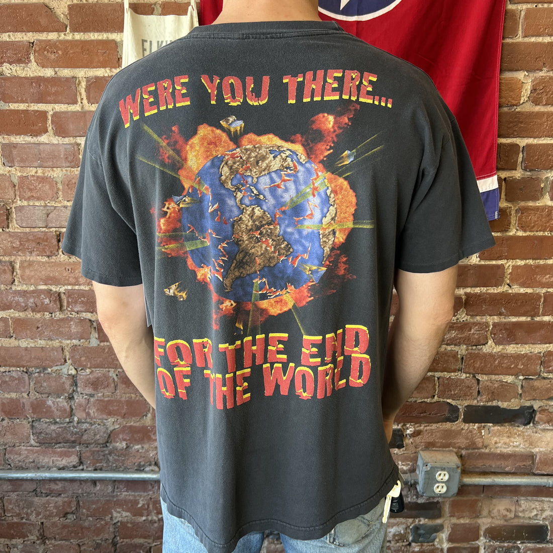 Vintage Single Stitch Kiss T Shirt Alive Worldwide 1996 Tour T-Shirt Men's XL