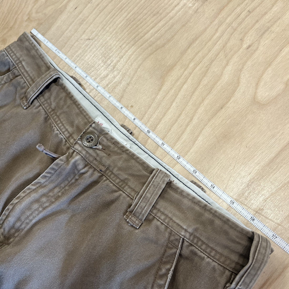 Vintage Aeropostale Cargo Pants Tan Khaki Mens 34x34